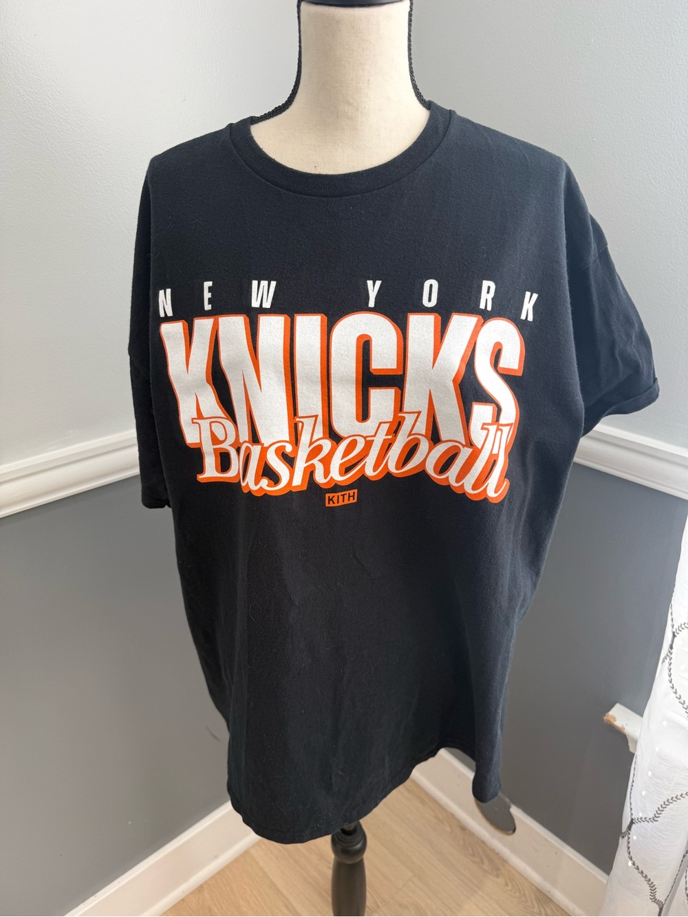 Kith Black New York Knicks Basketball Tee ticket holders game 11/8/2024 limited